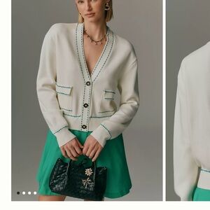 White Cardigan Sweater